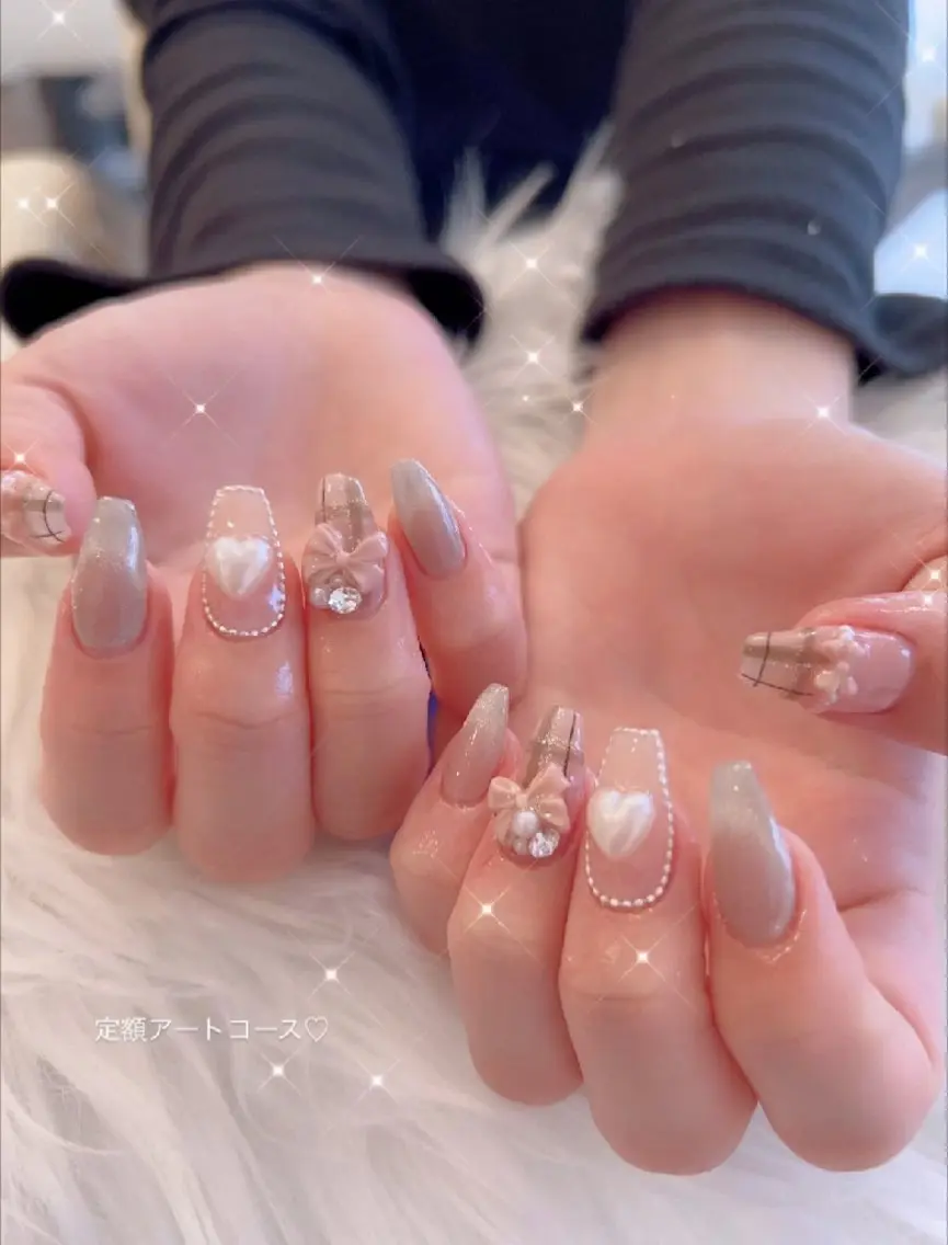 ネイル 長さ出し ジェルネイル パラジェル ハンドネイル I LOVE ME NAIL.。.:*♡のネイルデザイン