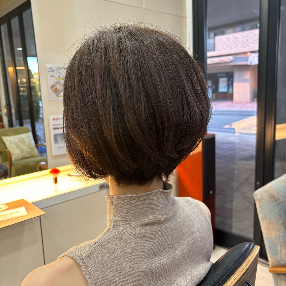 似合わせカットandカラーの写真