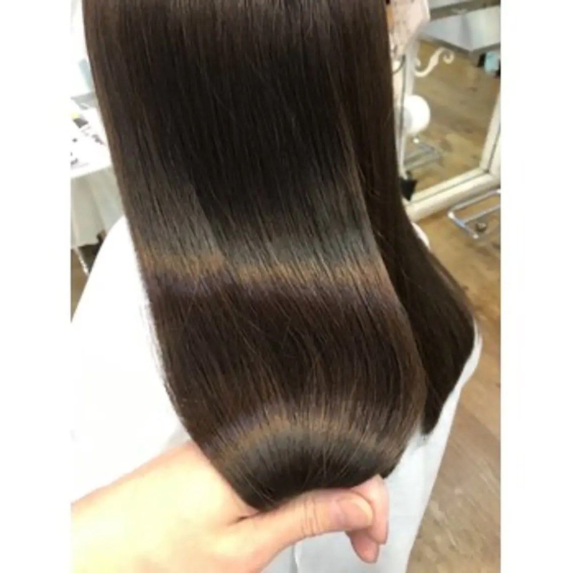 ロング カット 縮毛矯正 トリートメント 柳沼 好則のヘアスタイル