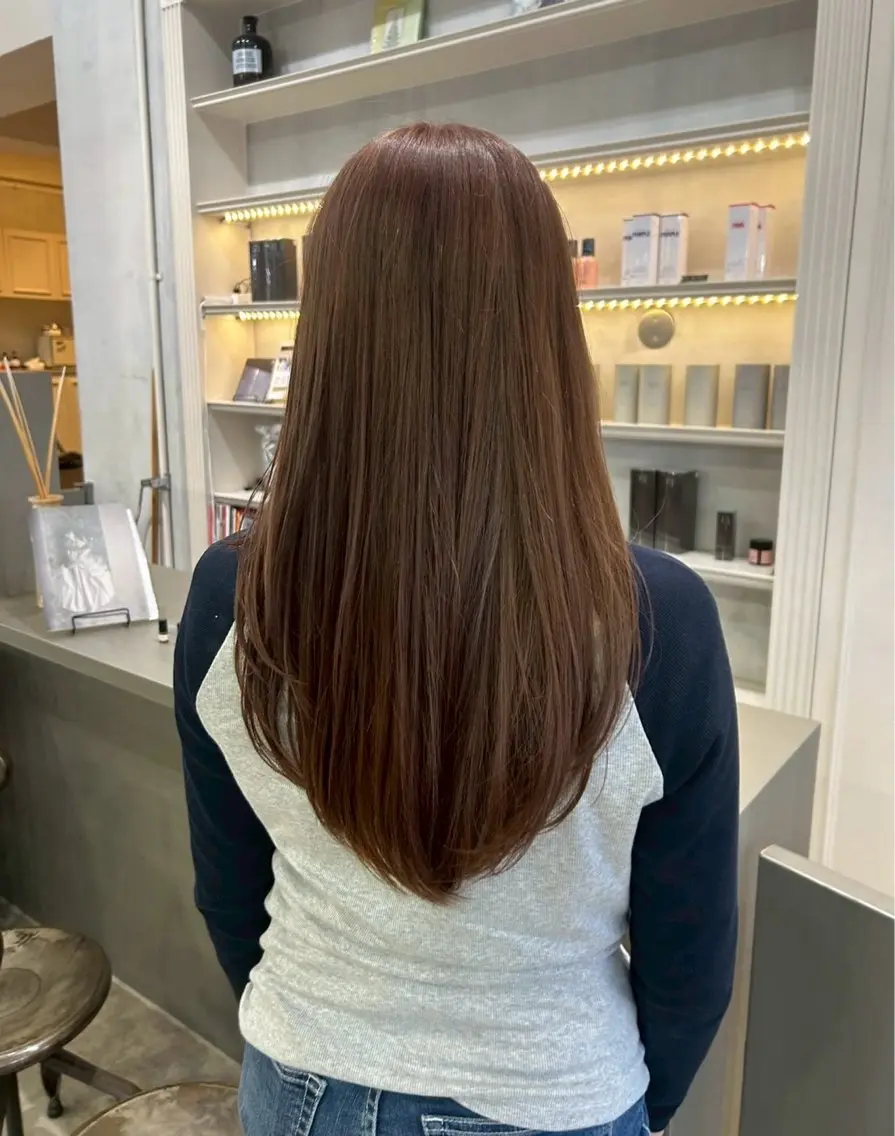 カラー 透明感カラー yuiのヘアスタイル
