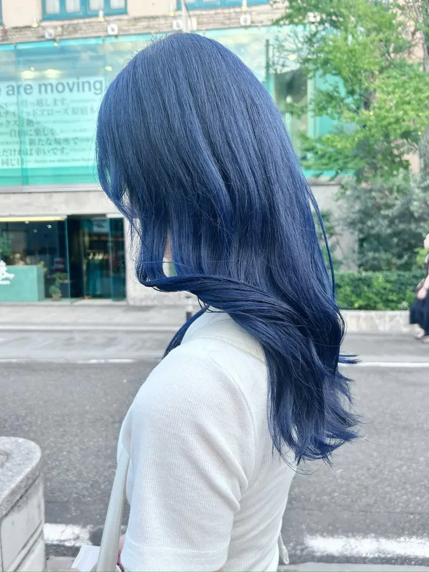 ロング カラー カット ヘアカラー 💕ブリーチ/ヘアメ 🎀YUUKAのヘアスタイル
