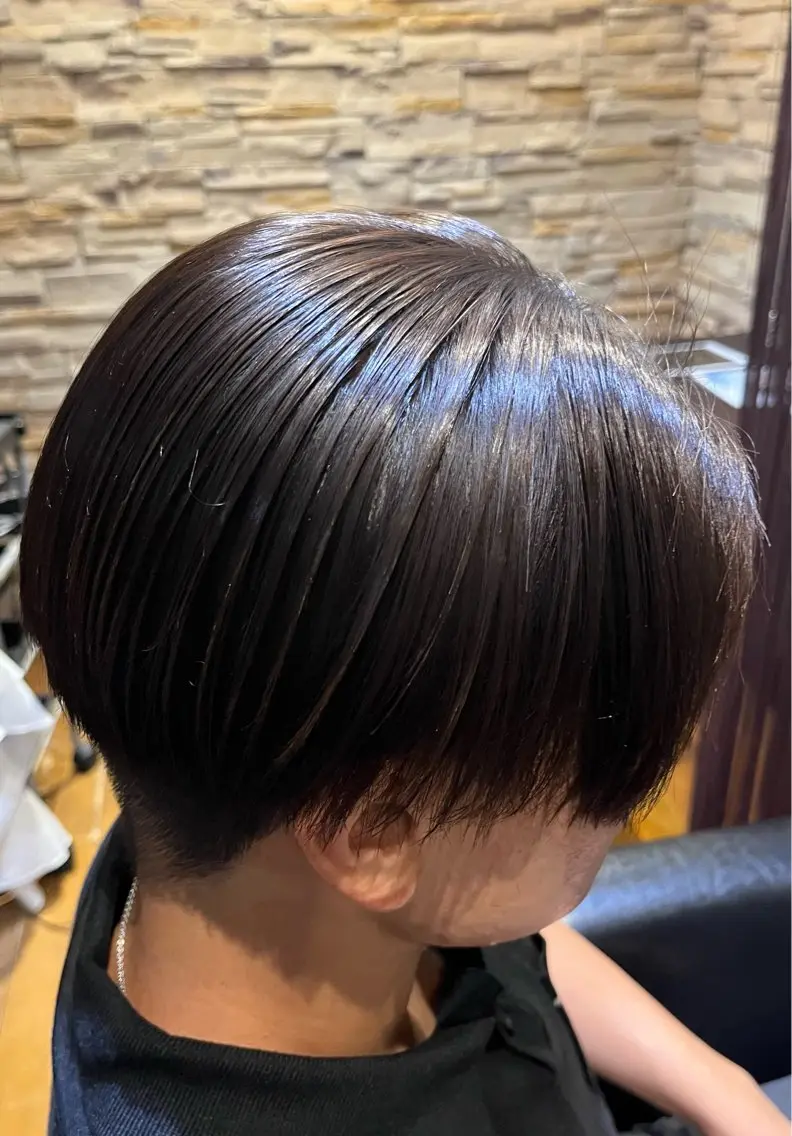 ショート 髪質改善 縮毛矯正 ✂︎grace ✂︎mahoのヘアスタイル