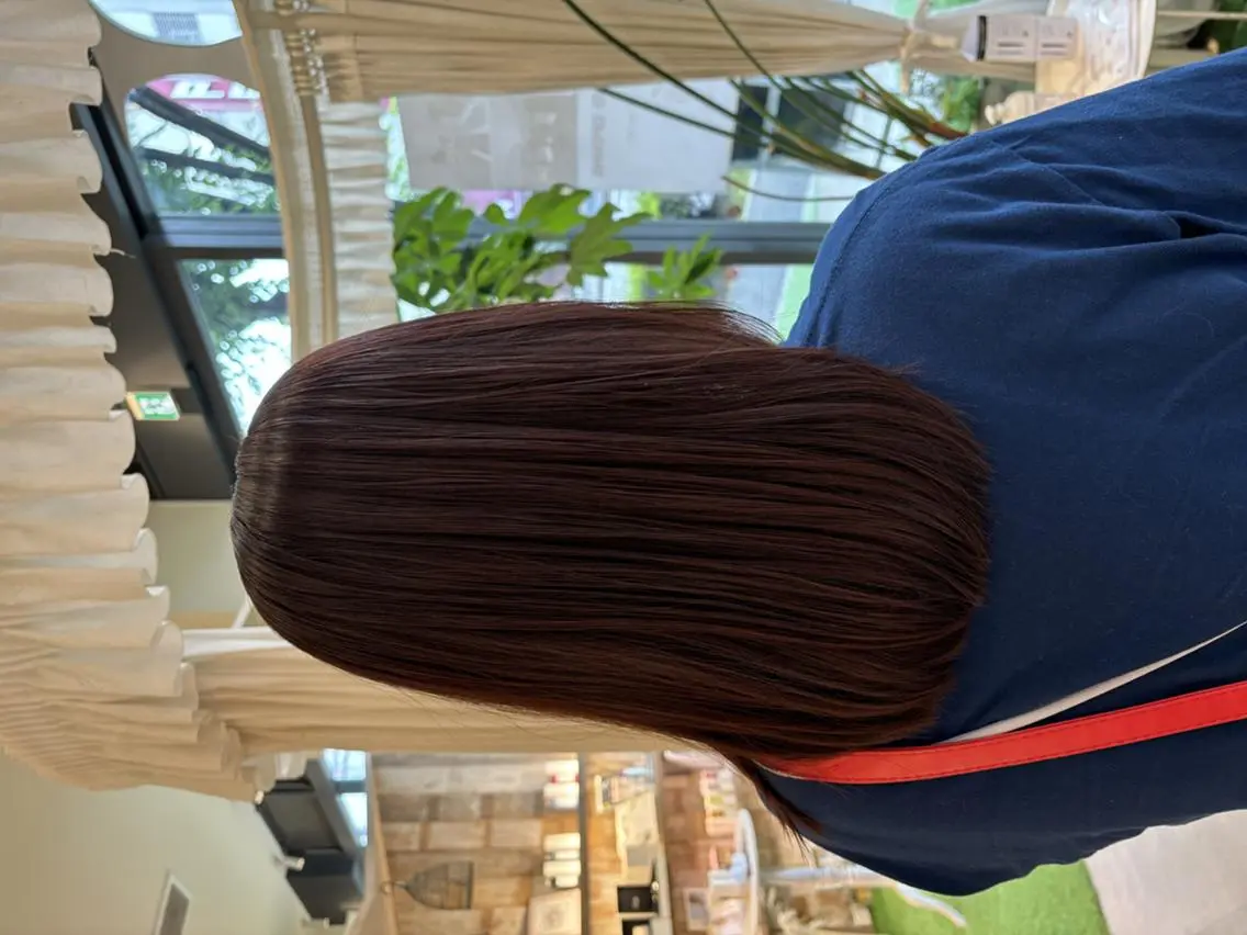 ミディアム カラー ブラウンカラー チョコレートブラウン ヘアカラー トリートメント 艶髪☆外国人風カラー ハイトーン多田修弥のヘアスタイル