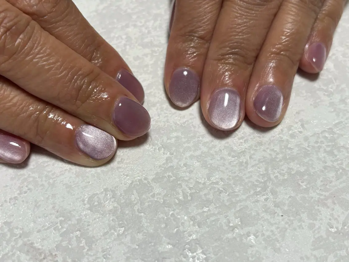ネイル オーロラネイル フットネイル フレンチネイル ジェルネイル 韓国ネイル ハンドネイル kiki nail &brow二子玉川のネイルデザイン