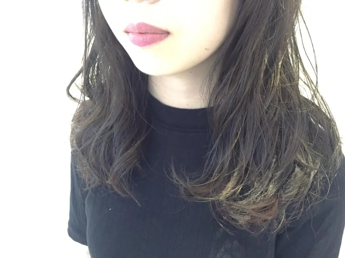 ロング カラー ダークグレー ダークグレージュ グレージュ mayo 🐄🌈のヘアスタイル