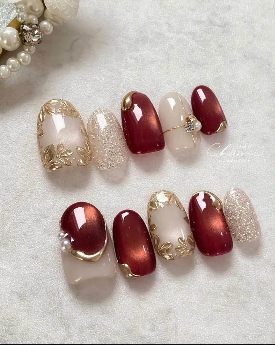 ネイル 持ち込み ハンドネイル ♡4U NAIL& 韓国美容&ネイル♡のネイルデザイン