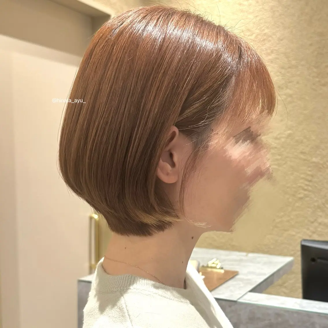 ショート ショートボブ ボブ ショートヘア ひなた あゆみのヘアスタイル