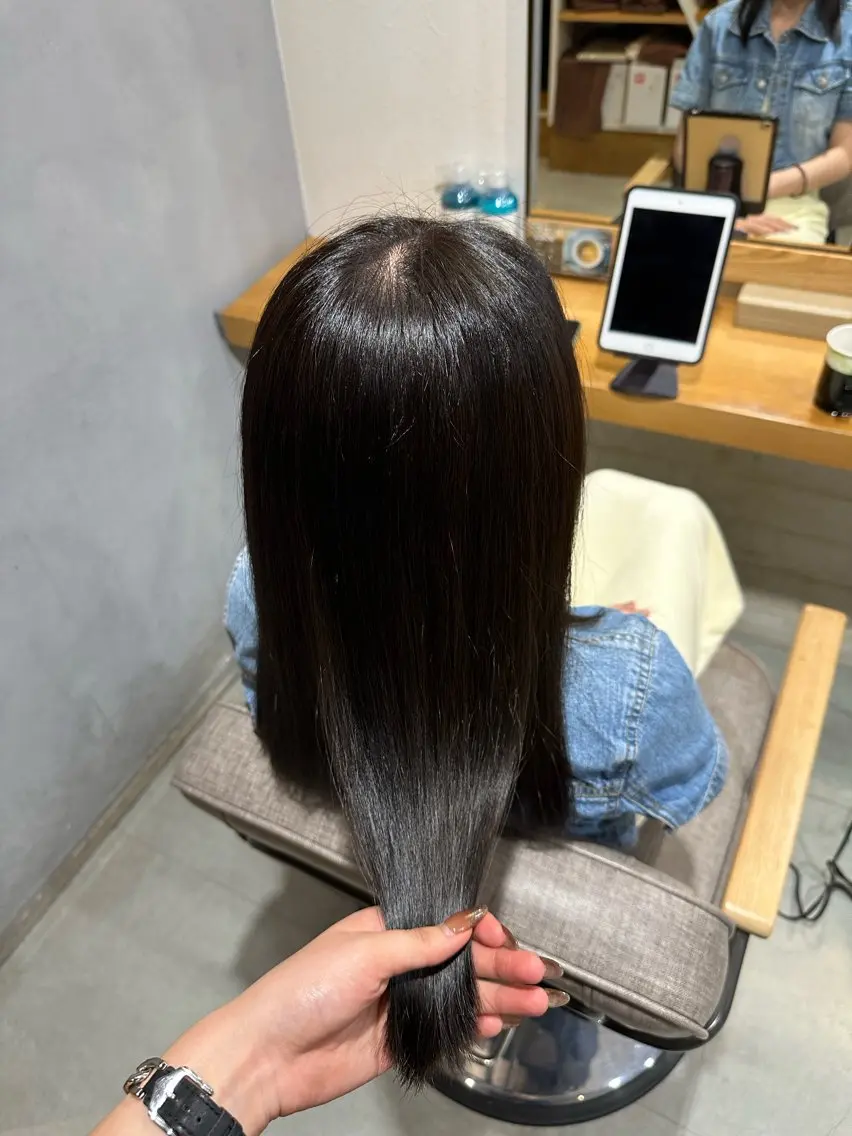 セミロング ヘアカラー riko🎀 natural所沢店のヘアスタイル