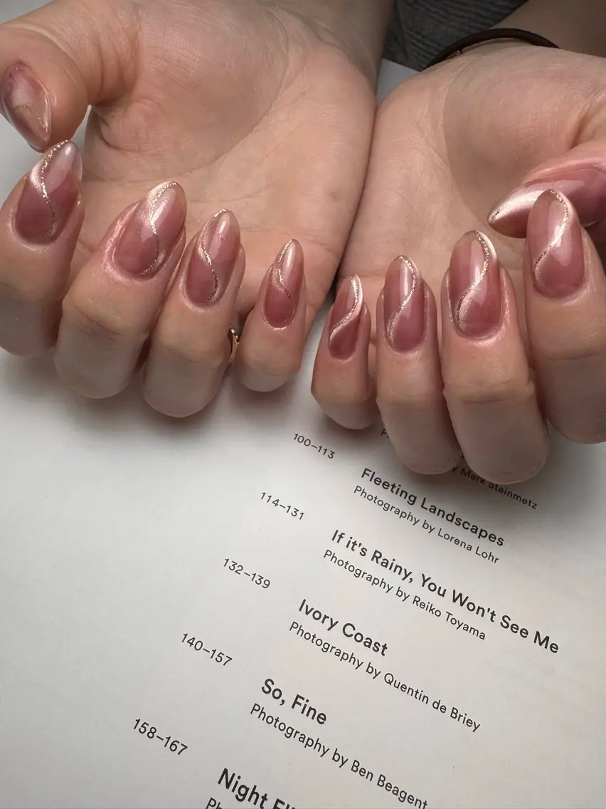 ネイル マグネットネイル ハンドネイル 白日-hakubi nail-のネイルデザイン