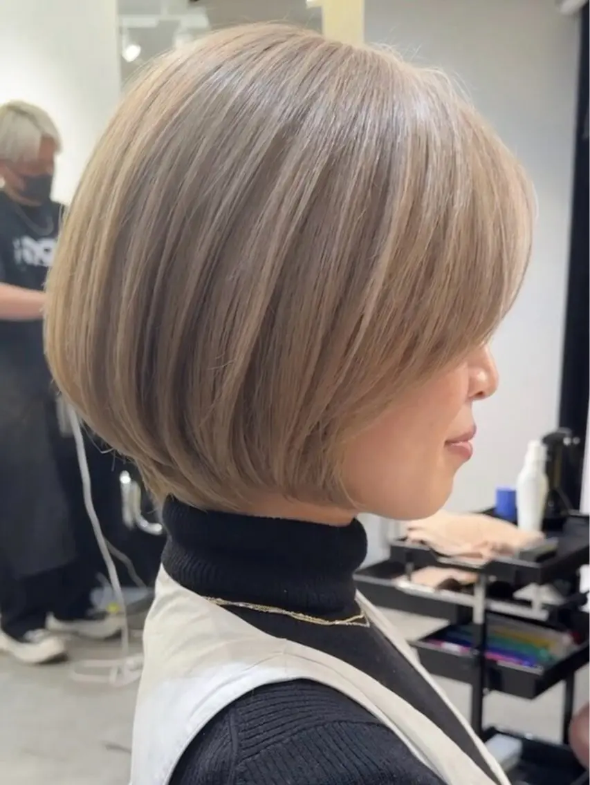 ショート レディースショート 福岡天神メンズパーマのヘアスタイル