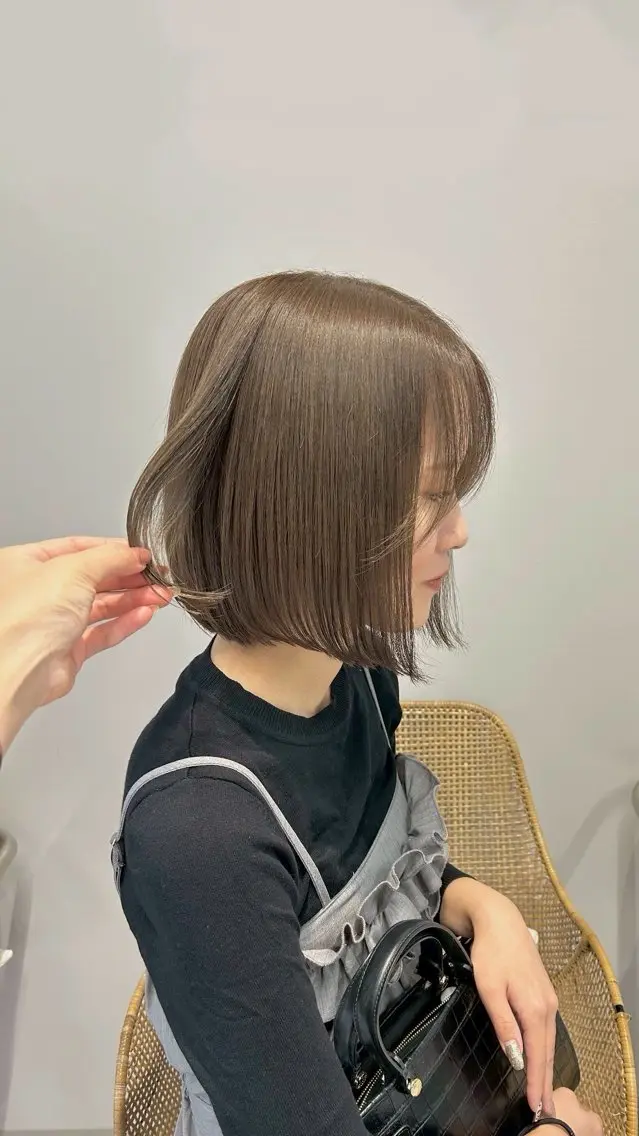 【当日予約OK‼️】レイヤーボブカット✂️➕超音波アイロントリートメントの写真