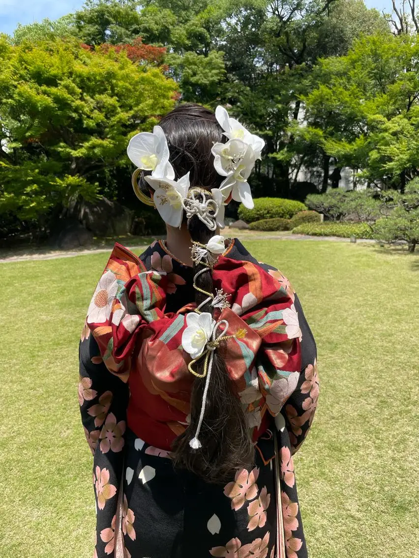 振袖着付けの写真