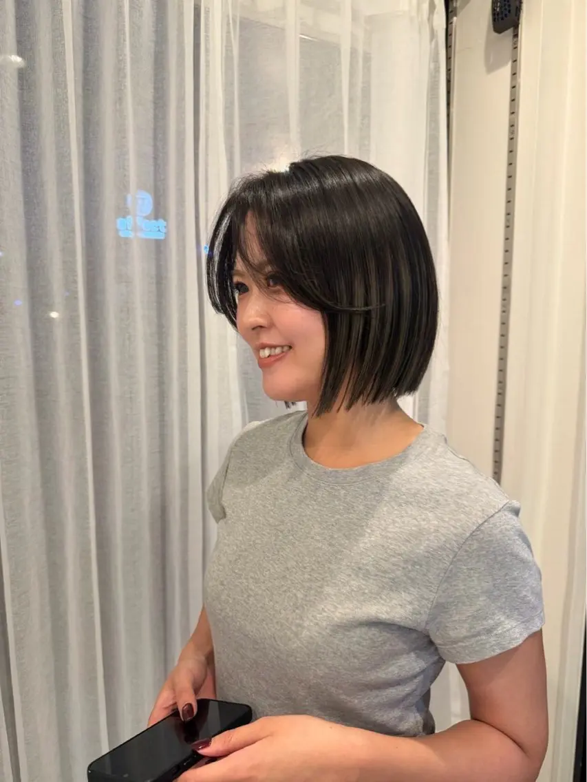 ショート カット ヘアカラー トリートメント 園田まい/レイヤーカ ット/透明感カラーのヘアスタイル
