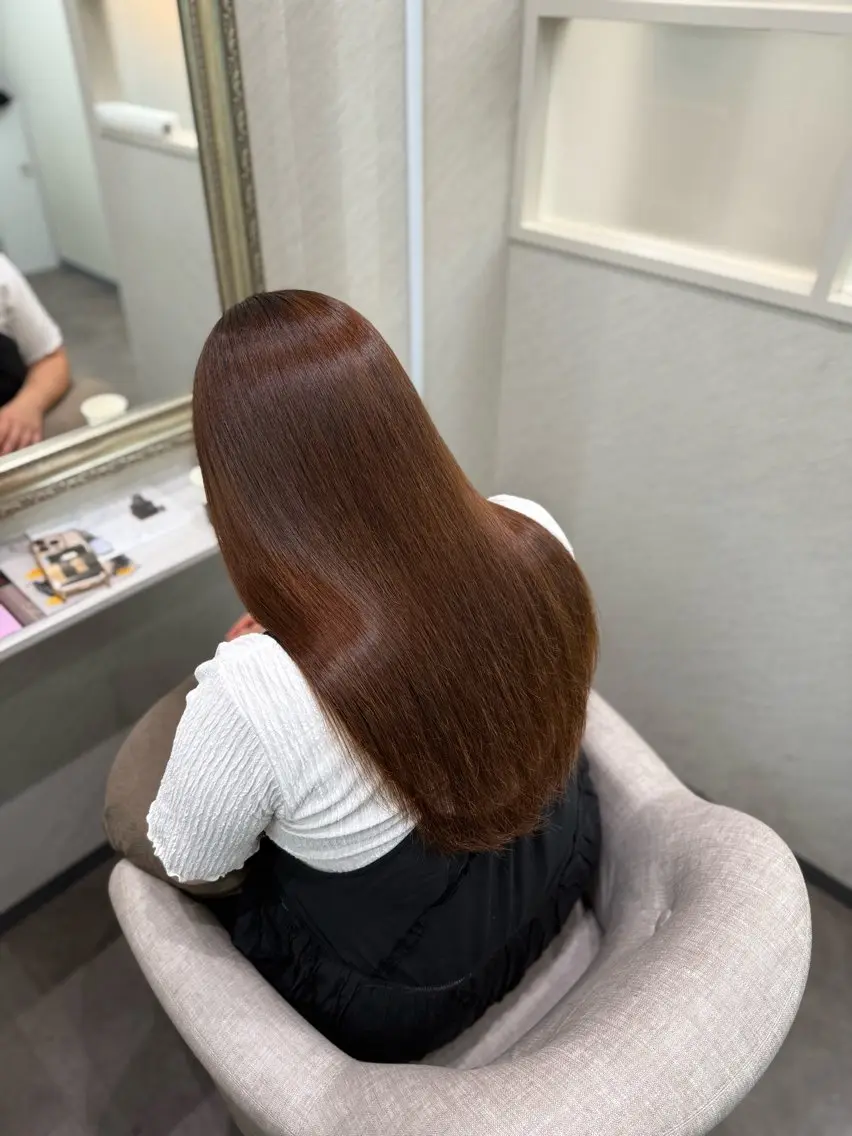 ロング 髪質改善/縮毛矯正 アンナ🍊のヘアスタイル