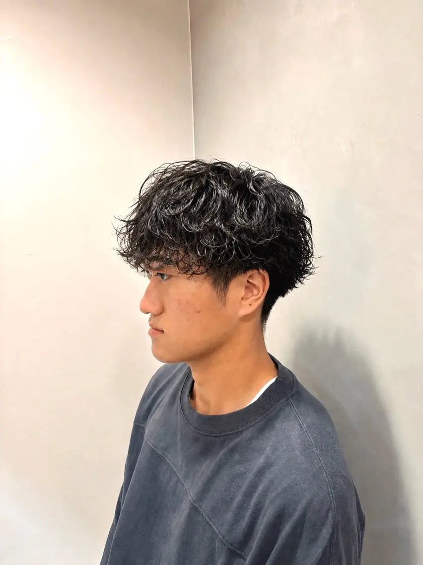 メンズ カット パーマ メンズパーマ ほしのはすみのヘアスタイル
