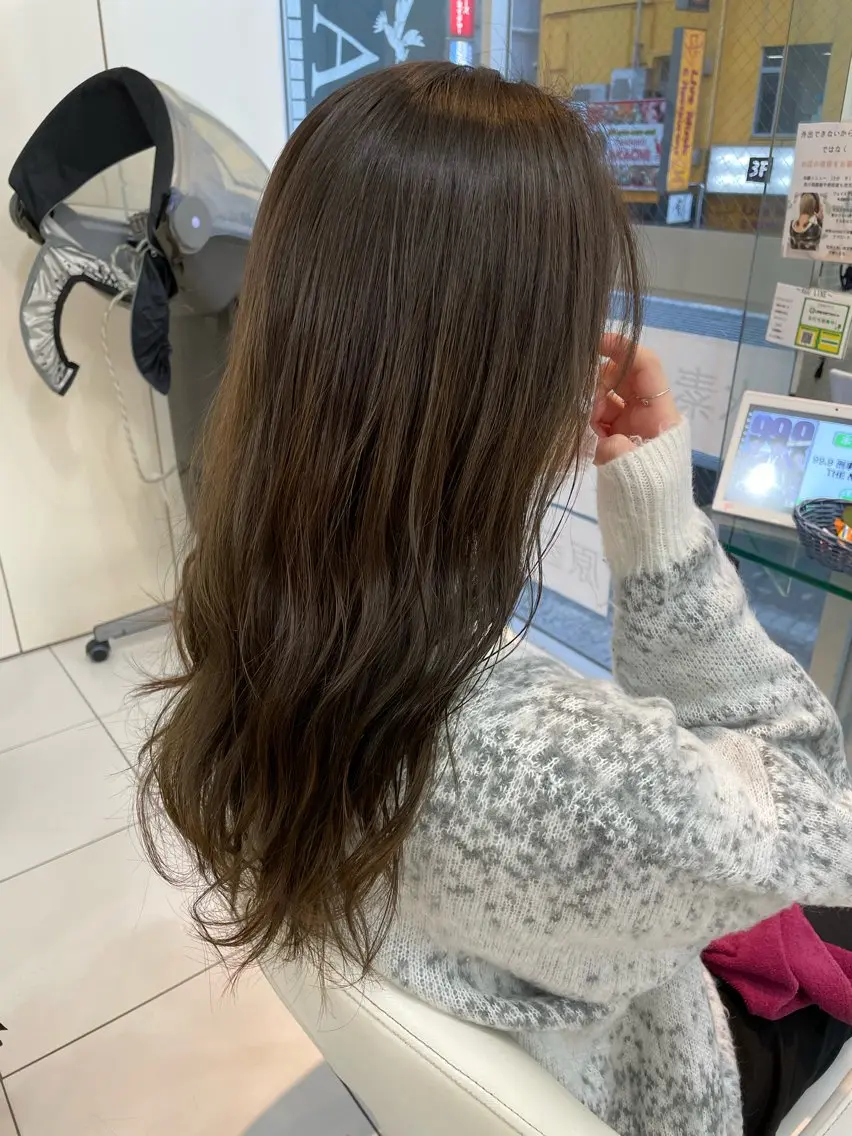カラー ベージュカラー オリーブベージュ ヘアカラー 🦋メンズカット/パ ーマモデル紀輔🦋のヘアスタイル