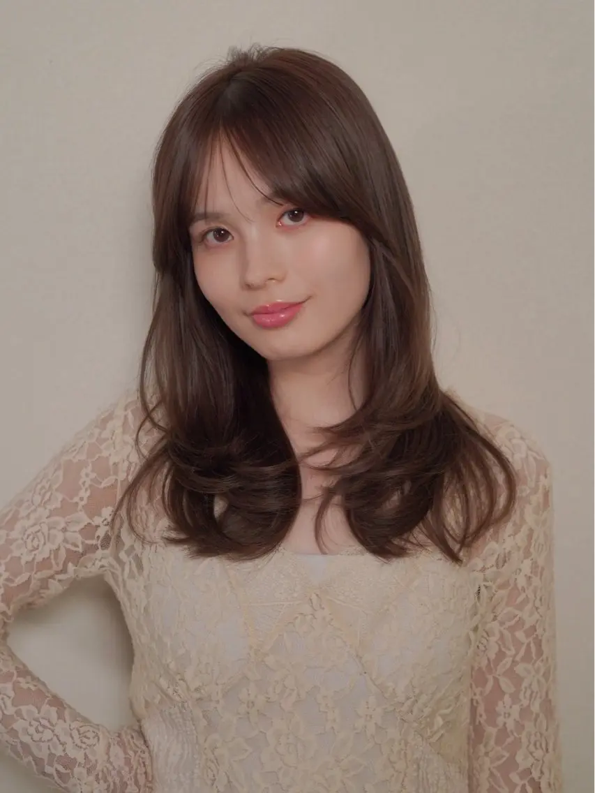 ロング カラー 銀座/骨格診断 垢抜けレイヤー/菅原のヘアスタイル