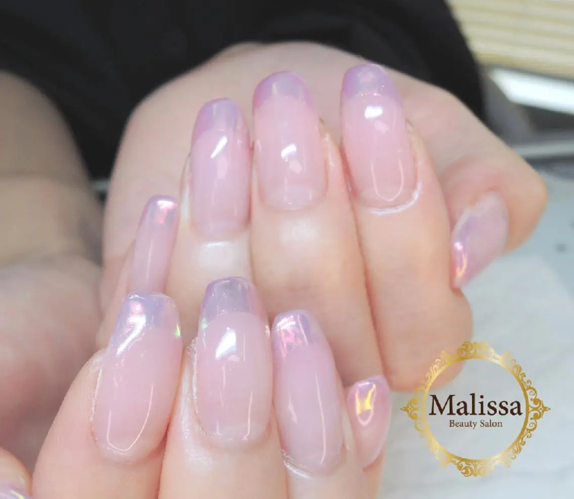 ネイル フレンチネイル ジェルネイル ミラーネイル パラジェル スカルプネイル Malissa　 スカルプ&深爪歓迎◎のネイルデザイン
