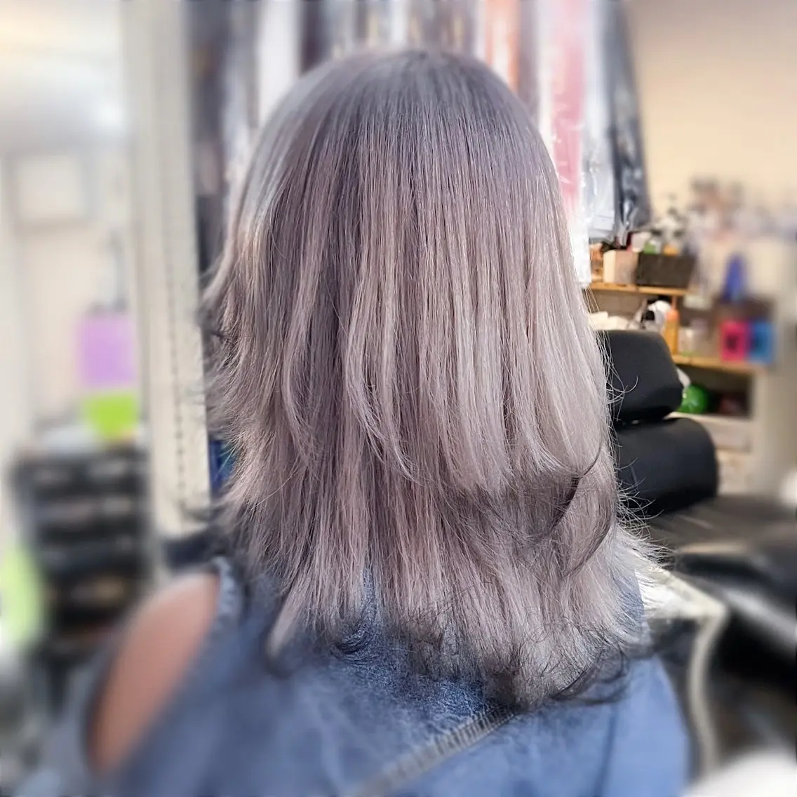 セミロング カラー ヘアアレンジ ブリーチ ケアブリーチ トリートメント ヘアカラー トリートメント Kimura Shinyaのヘアスタイル