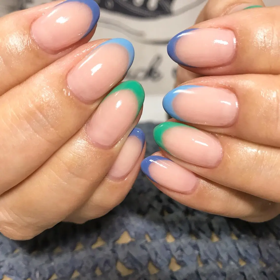 ネイル フットネイル フレンチネイル ワンカラーネイル シンプルネイル 春ネイル nail fufla ♡yamane♡のネイルデザイン