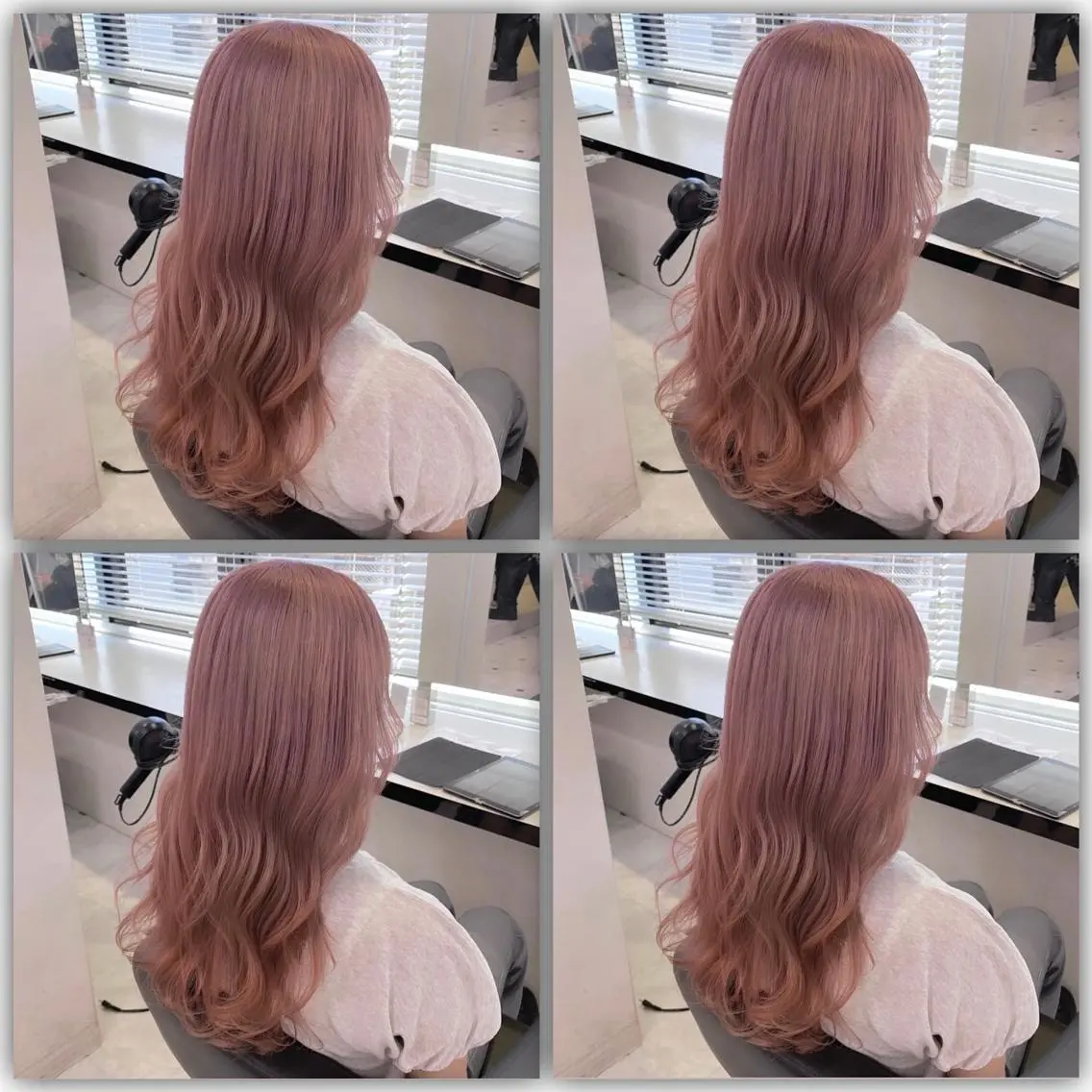 セミロング カラー ヘアアレンジ レイヤーダブルカラー KYONのヘアスタイル