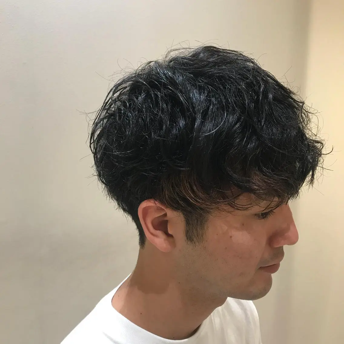 ショート メンズ メンズパーマ くせ毛 関 沙緒里のヘアスタイル