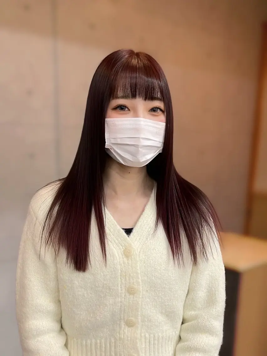 セミロング カラー ))カラー特化(( 渡邉 怜のヘアスタイル