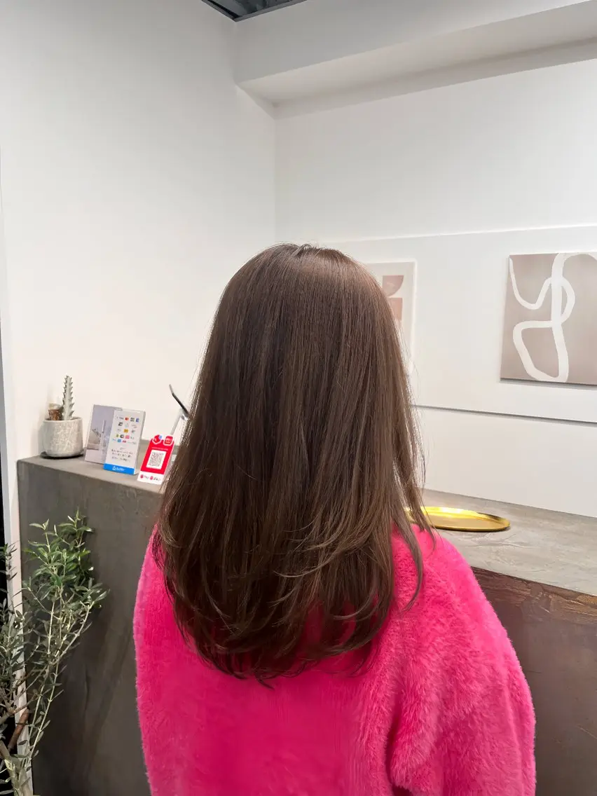 セミロング カラー hair salon SILLO.のヘアスタイル