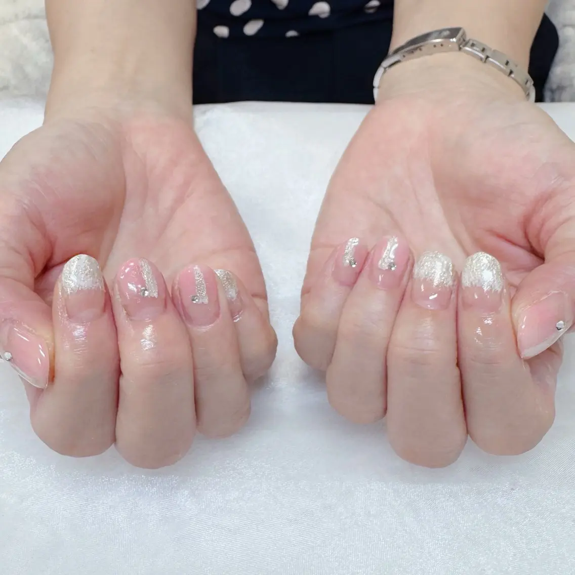 ネイル ニュアンスネイル オフィスネイル ピンク maruyasu. yのネイルデザイン
