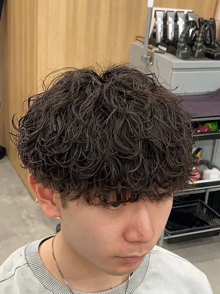 パーマ メンズ カット パーマ トリートメント 【ルーズパーマ・初パ ーマ指名No.1昇陽のヘアスタイル