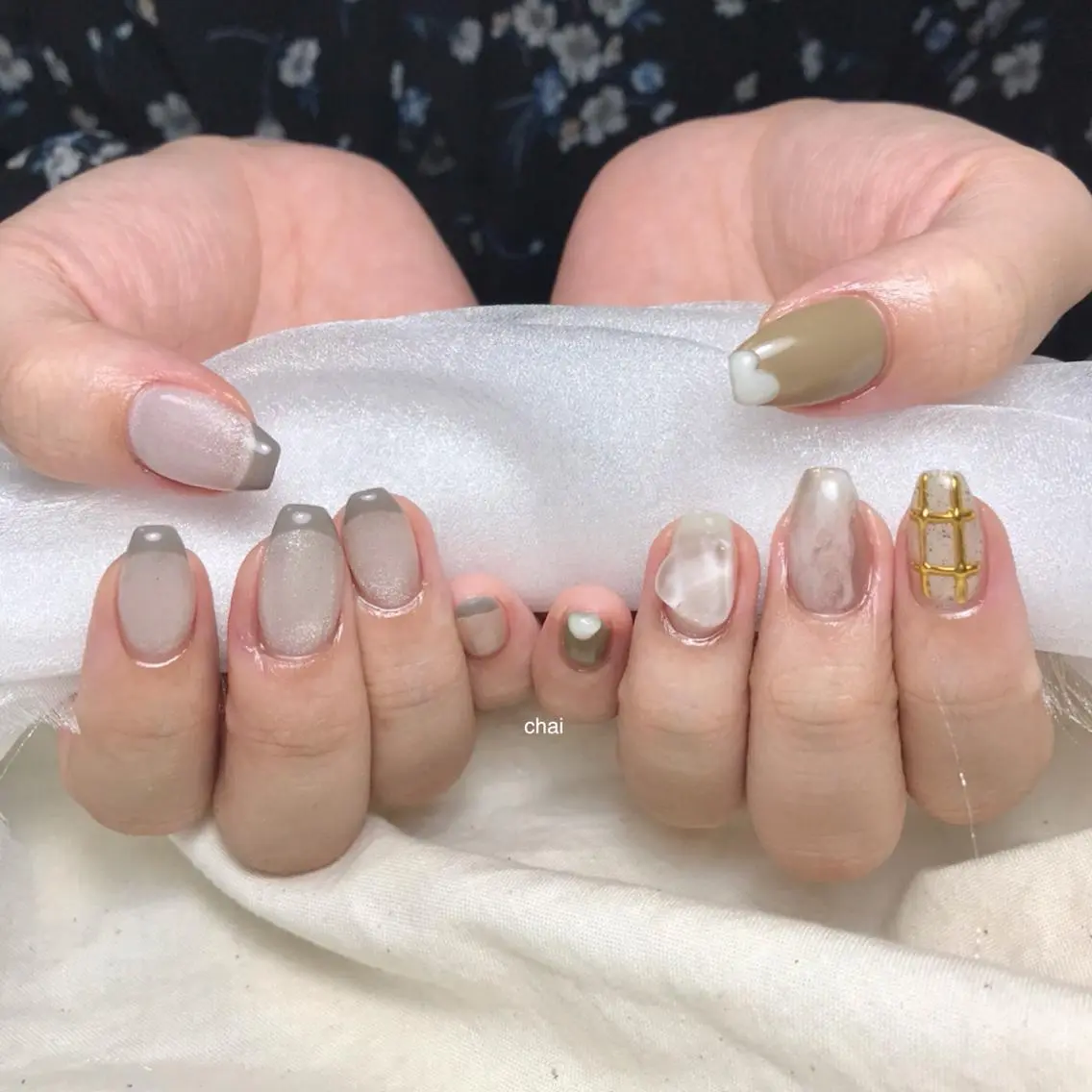 ネイル ハンドネイル chai nail _ai📍鶴橋/桃谷のネイルデザイン