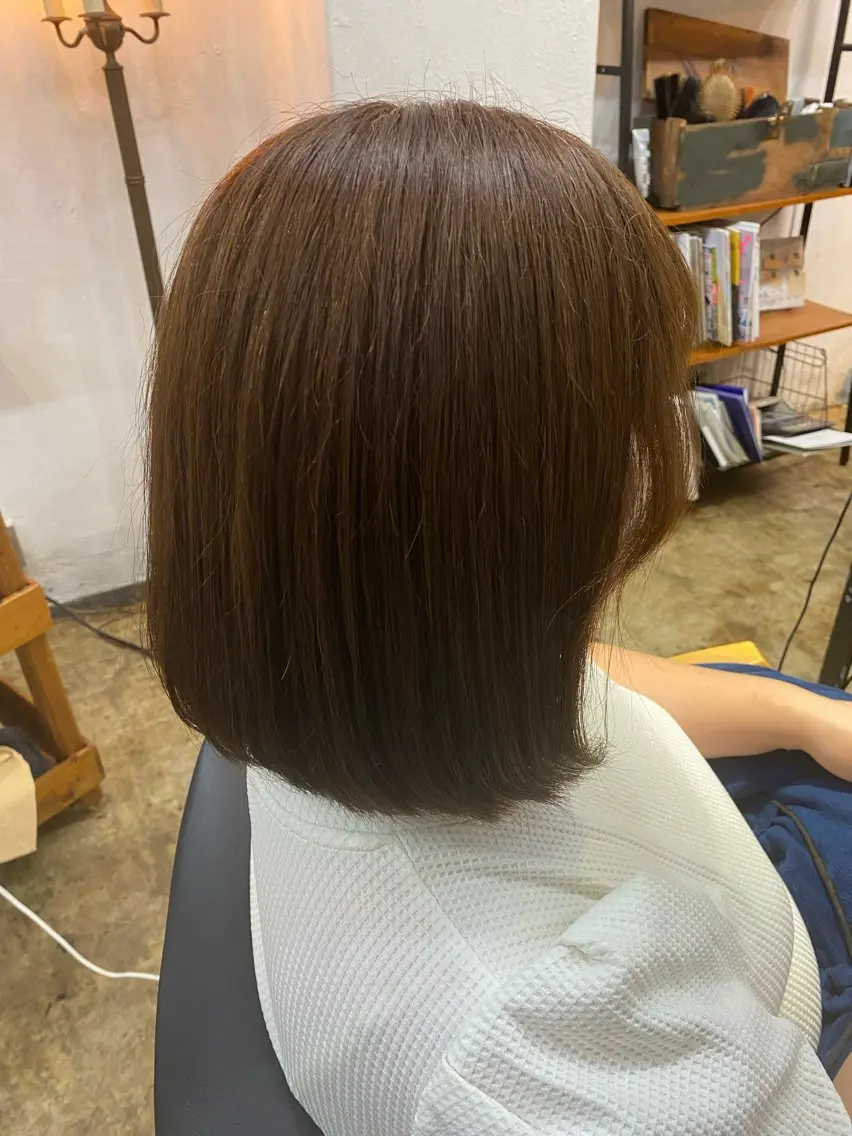 カラー カット ヘアカラー Hair Ruup ちさきのヘアスタイル