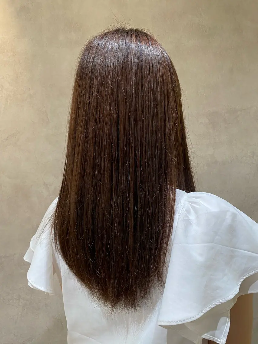 ミディアム カラー カットモデル様無料 💎saaya💎のヘアスタイル