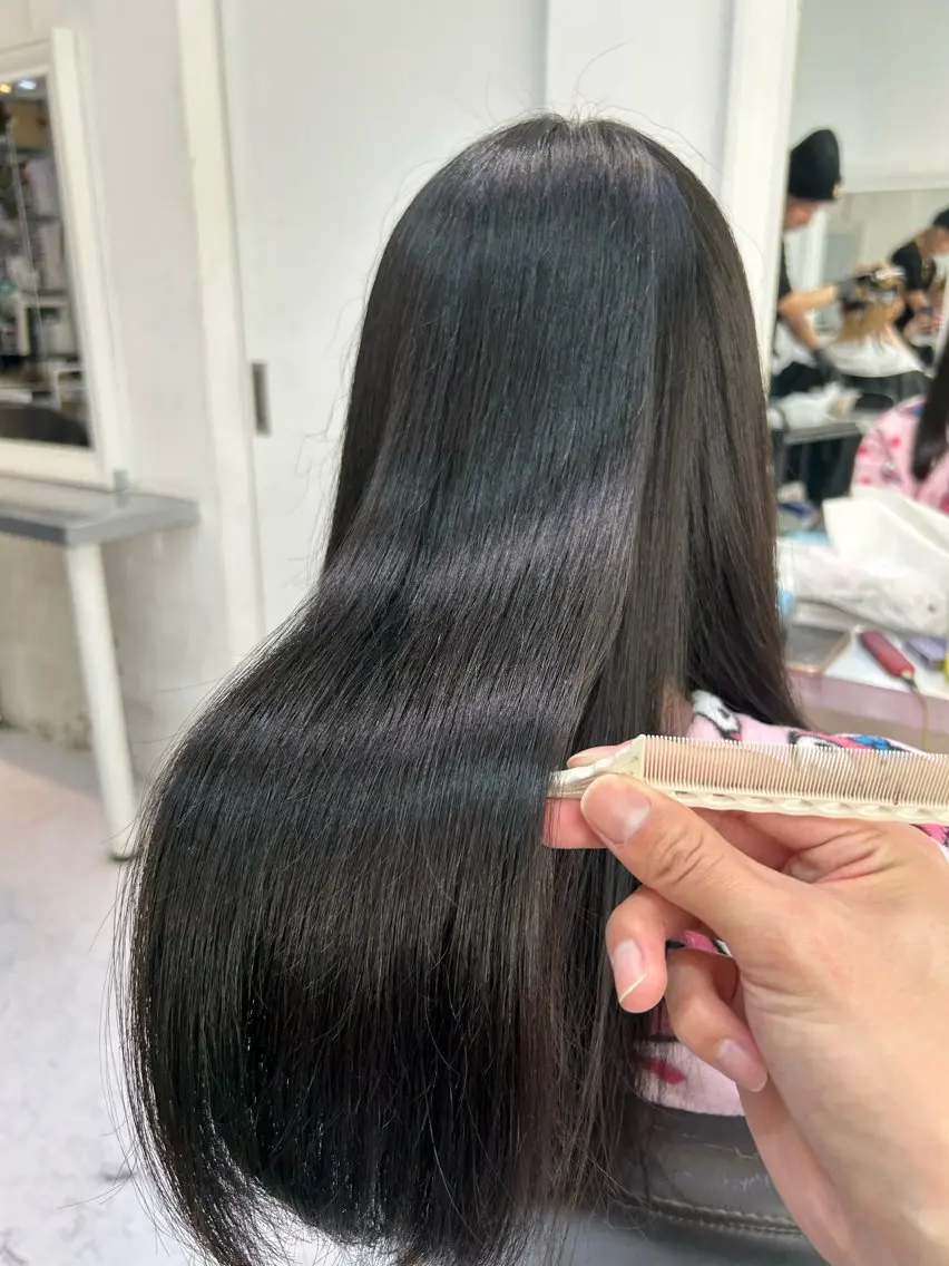 ロング カット トリートメント tatsuya新宿 縮毛矯正/髪質改善のヘアスタイル