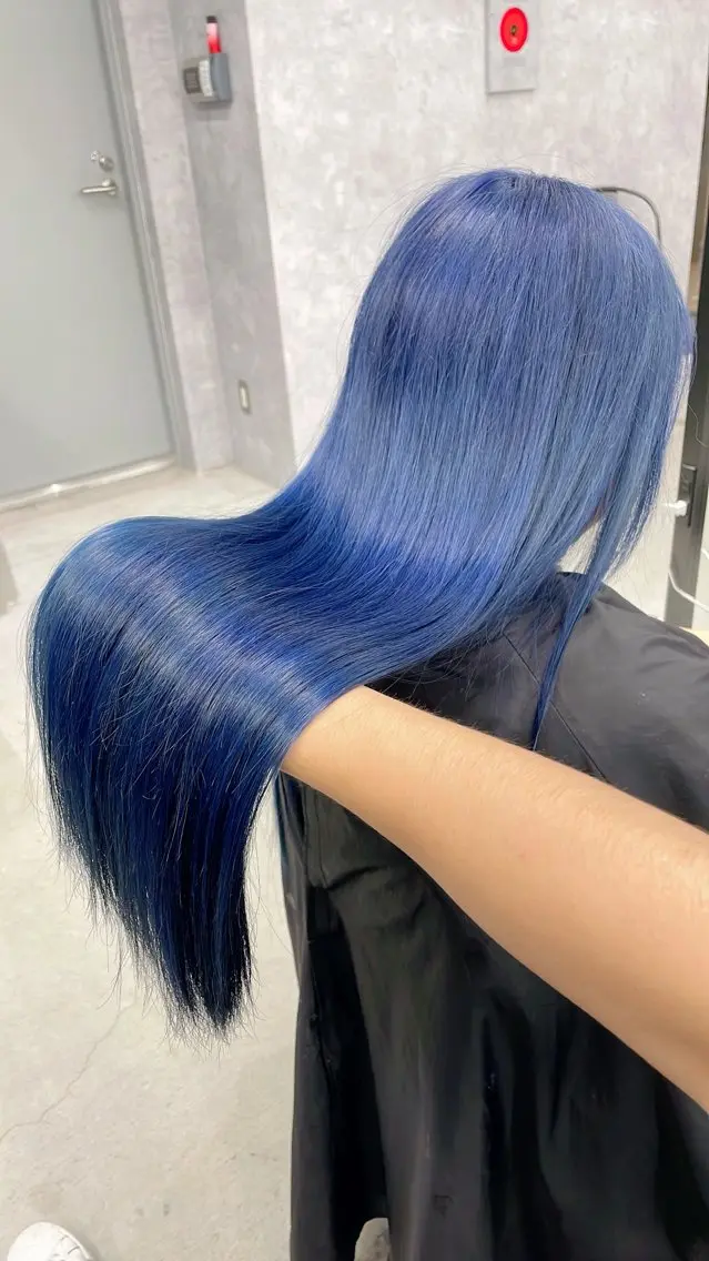 ロング カラー ブリーチ LUXBE LUCE 愁のヘアスタイル