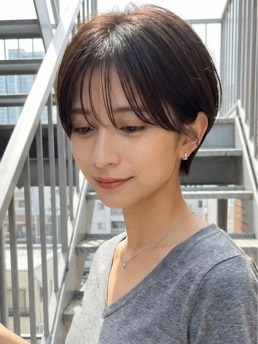 Lady’s short cutの写真
