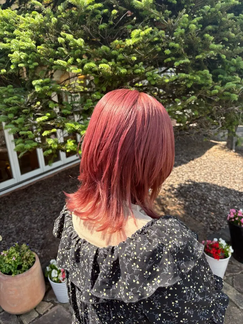 ミディアム カラー カット ヘアカラー Flat /rina🧸のヘアスタイル