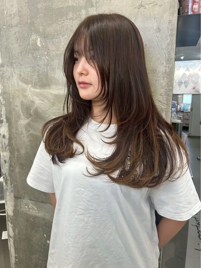 ロング レイヤーカット Kanon/king 心斎橋店のヘアスタイル