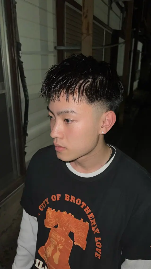 ショート メンズ 荻沼 快のヘアスタイル