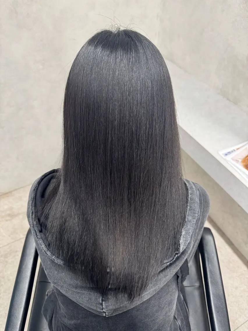 セミロング 田渊 日菜のヘアスタイル