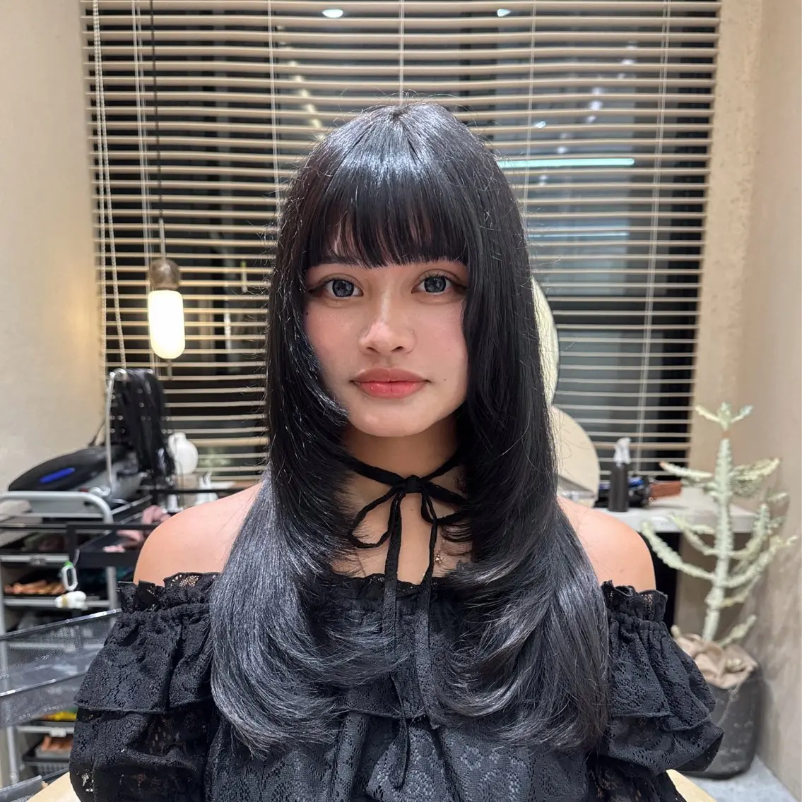 ロング ハイレイヤー レイヤーカット ''透明感カラー'' あんりのヘアスタイル