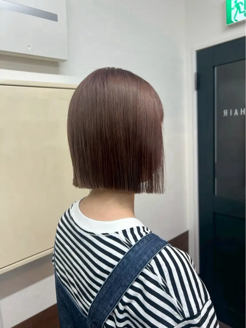 ミディアム ボブ 石田 唯斗のヘアスタイル