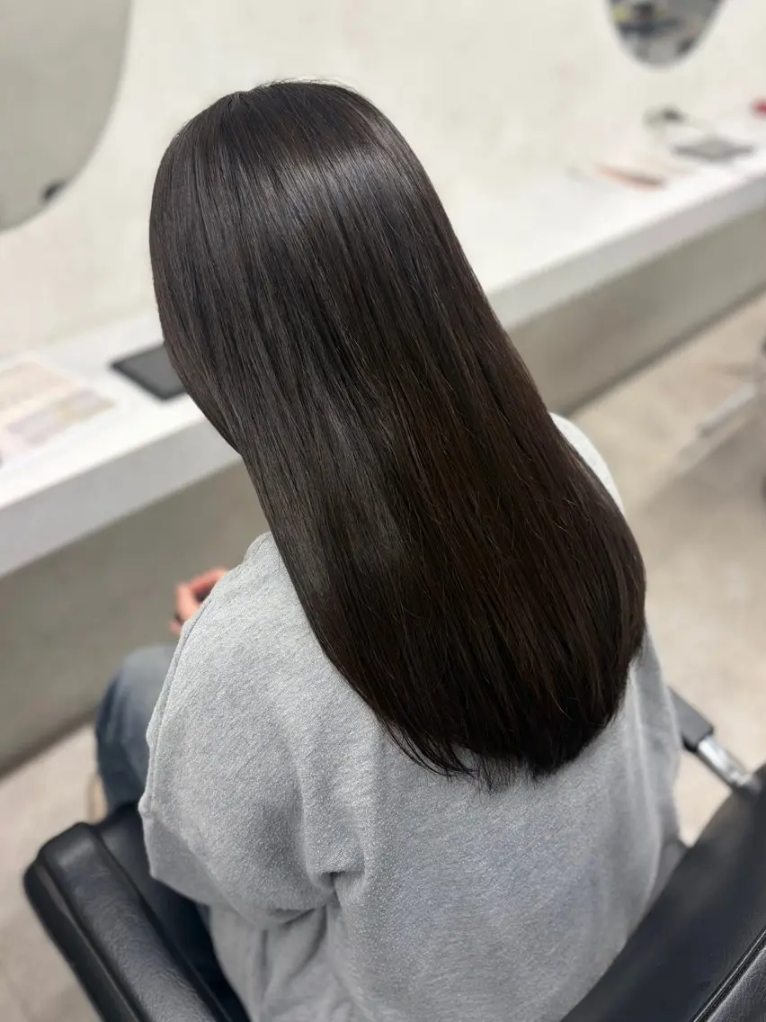 セミロング ヘアカラー トリートメント ルナ𓆩☾𓆪 NOAHL-大宮店のヘアスタイル