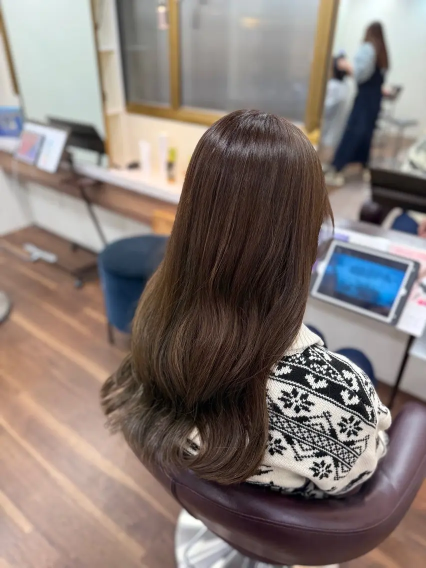 ロング 桑村 菜々のヘアスタイル