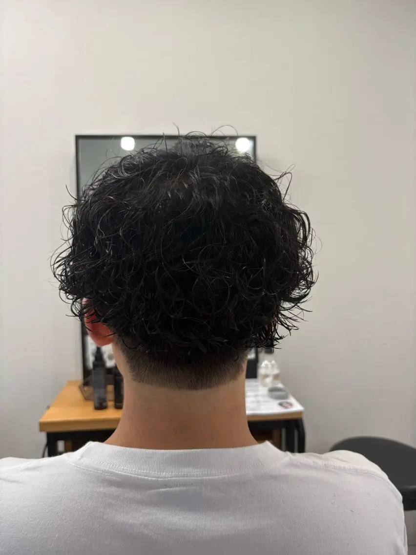 パーマ メンズ メンズパーマ プードルパーマ プードルパーマ 下北沢メンズパーマ 特化園田　楓莉のヘアスタイル