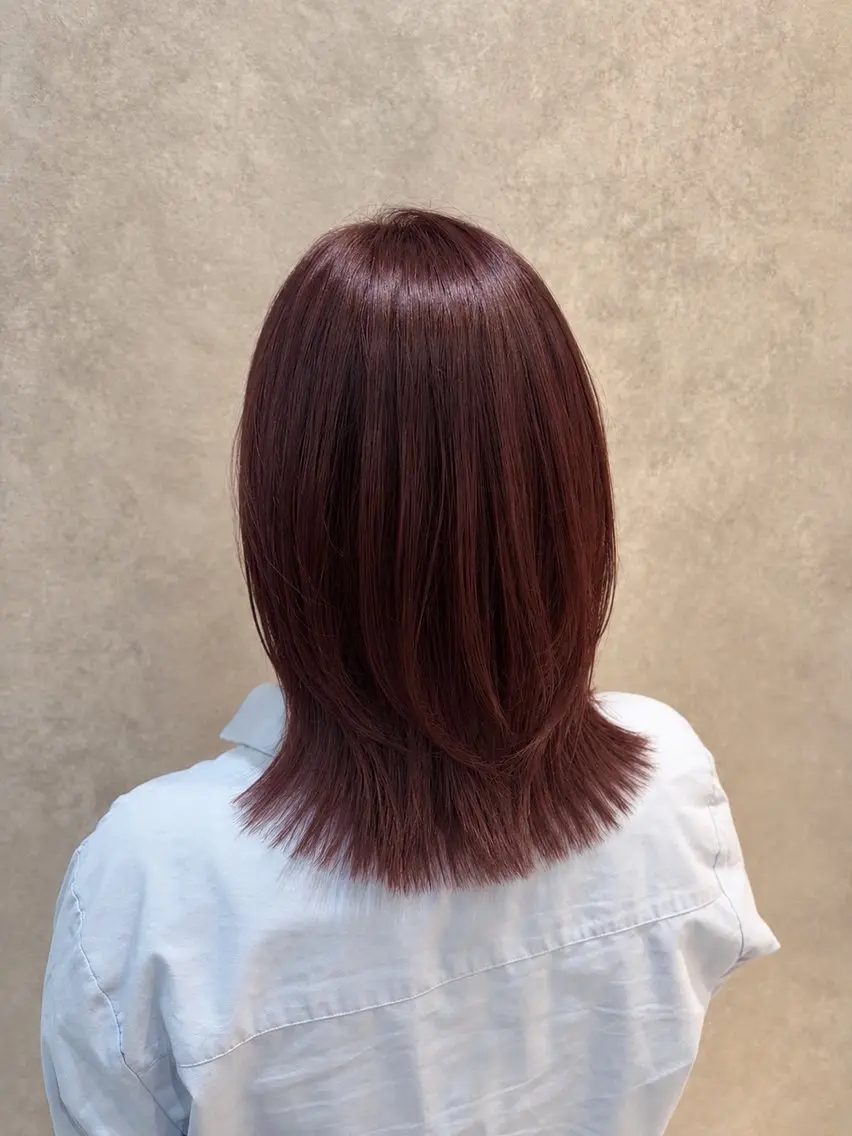 ミディアム カラー カット ヘアカラー トリートメント 【𝐀𝐬𝐡大森】 石崎竜祐のヘアスタイル