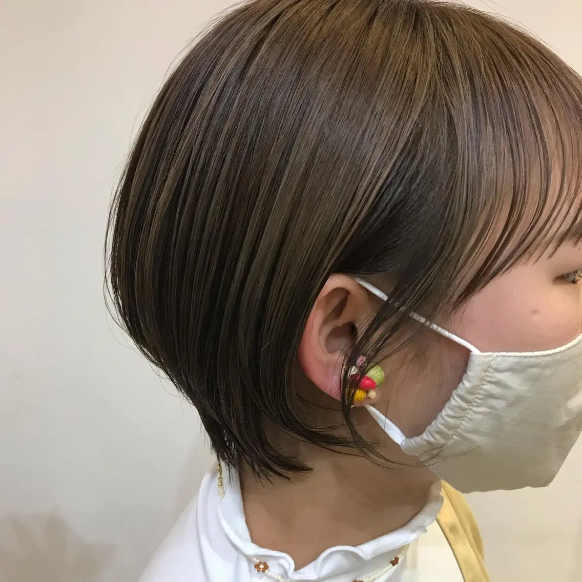 ショート 丸みショート くびれヘア ショートヘア 似合わせカット🌼 後藤友香のヘアスタイル