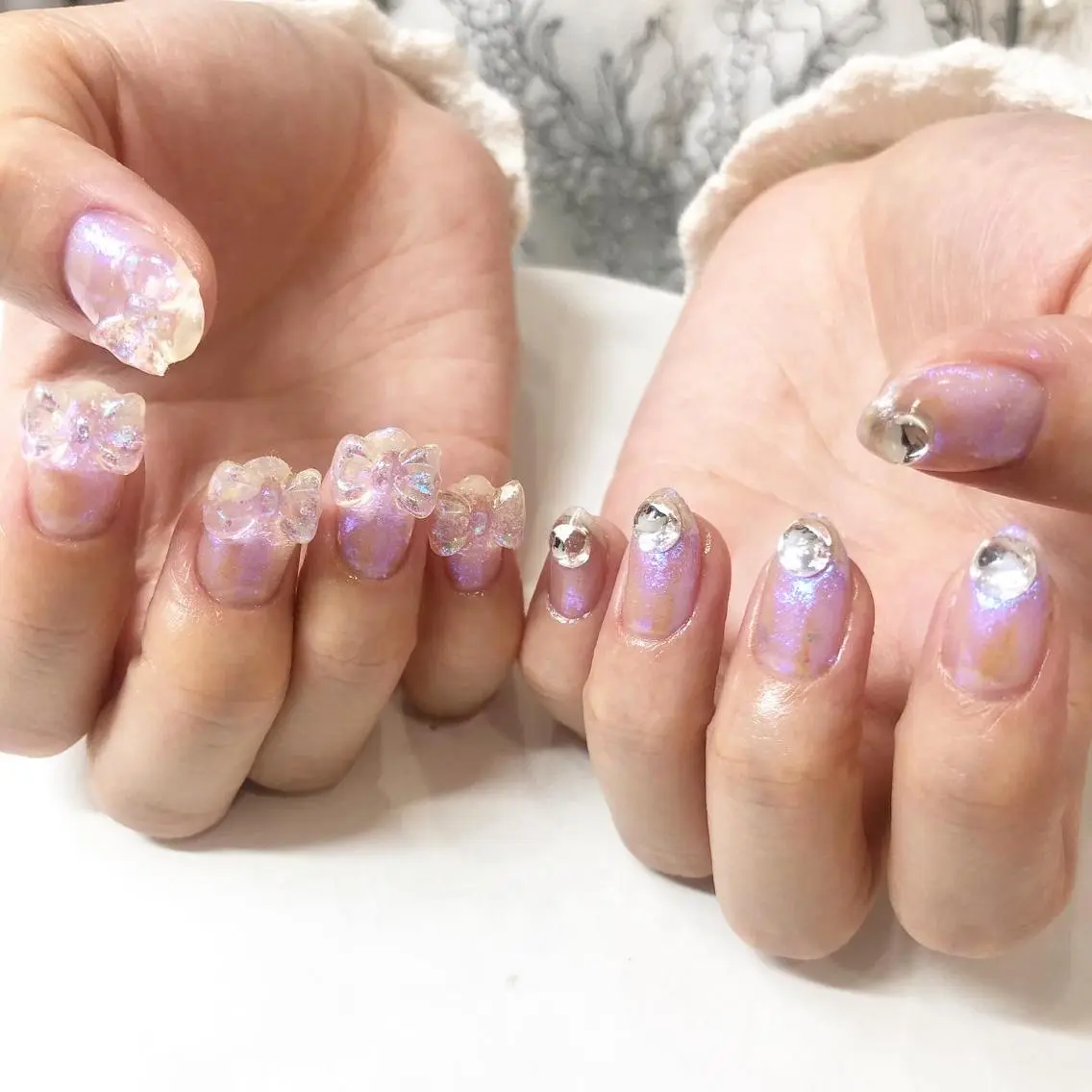 ネイル ハンドネイル フットネイル 🎀AYAKO 🎀中韓ネイルのネイルデザイン