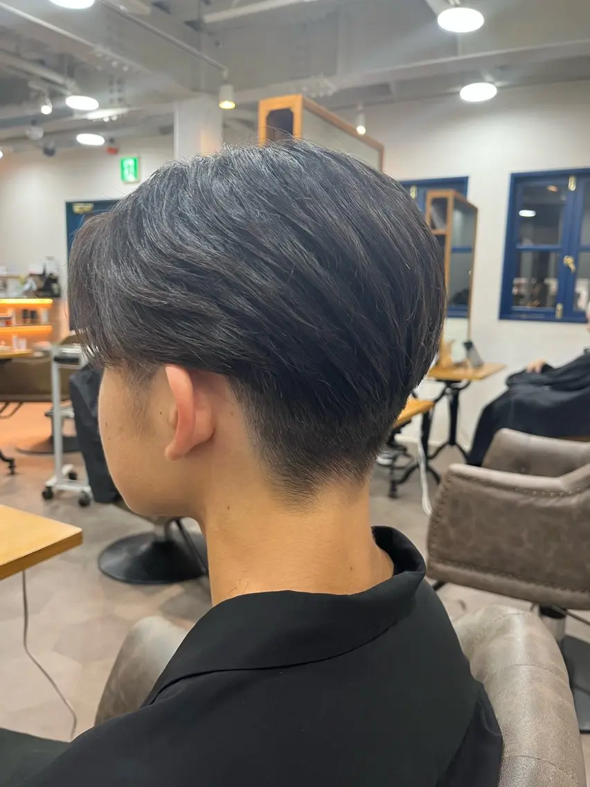 ショート メンズ カット 縮毛矯正🌟カラー╱ ╱いいじまのヘアスタイル
