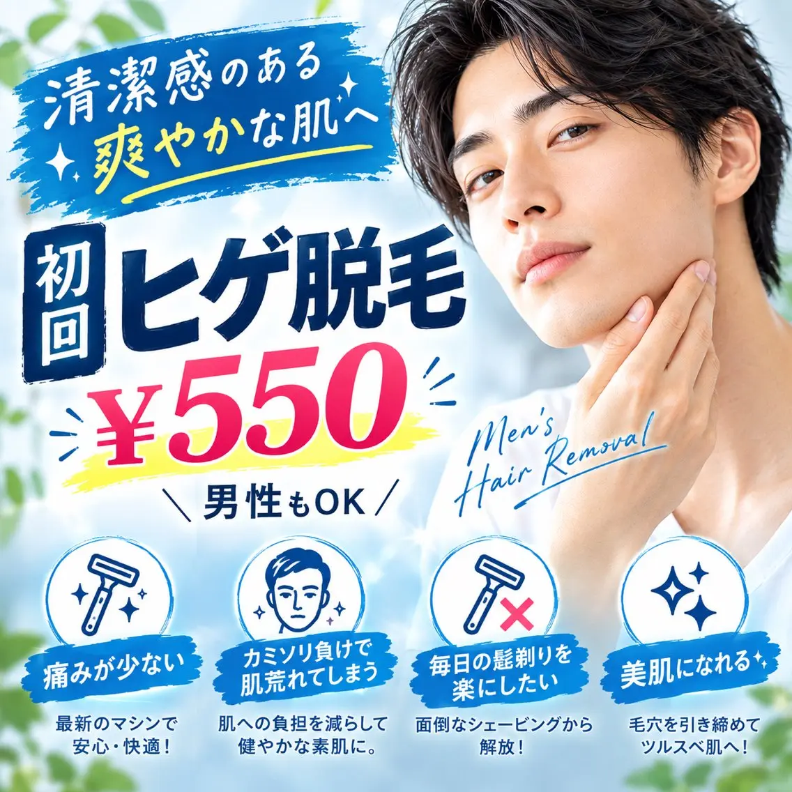 メンズ 脱毛 Butterfly 平塚店　佐藤のエステ・リラクイメージ